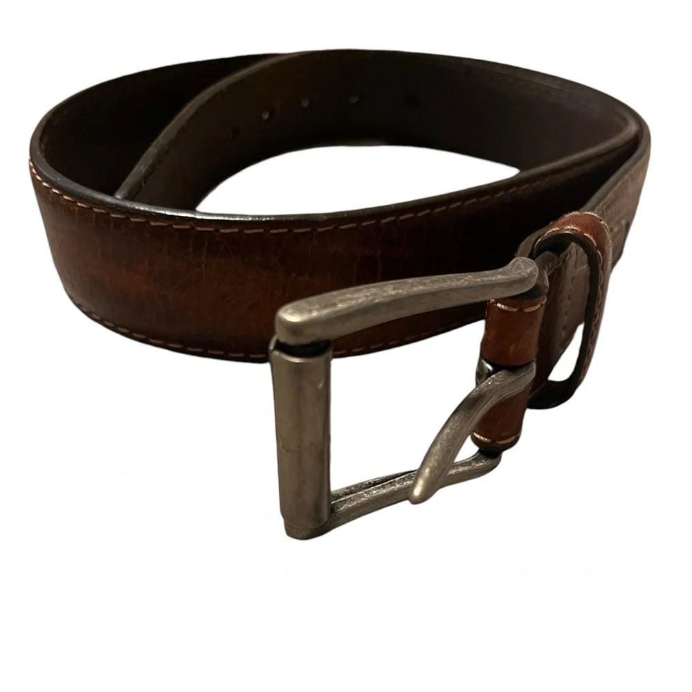 Columbia Men's Brown Leather Belt – Old Money Classic